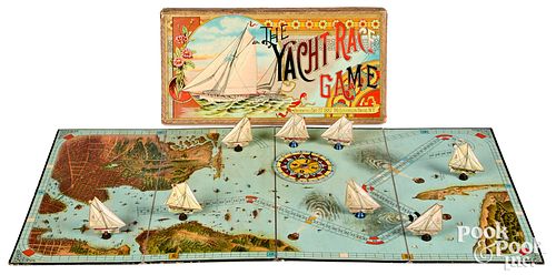 McLoughlin Bros. Yacht Race Game, ca. 1887
