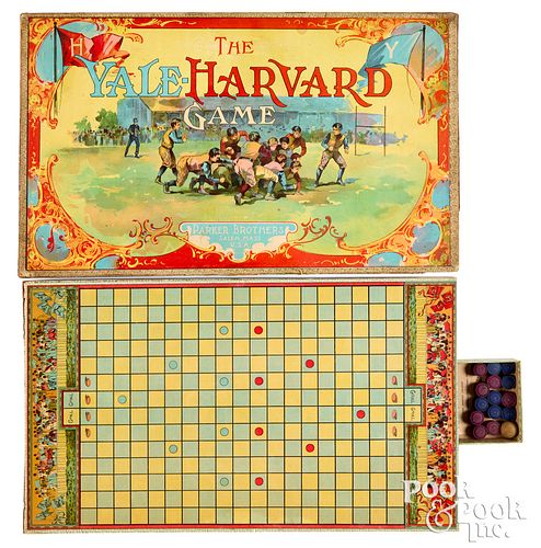 Parker Bros. Yale-Harvard Game, ca. 1894