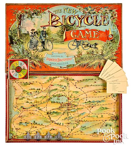 Parker Bros. New Bicycle Game, ca. 1894
