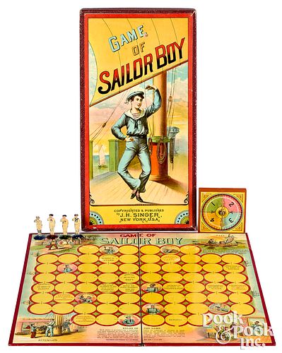 J.H. Singer Game of Sailor Boy, ca. 1899