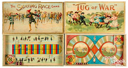 Two Chaffee & Selchow Board Games, ca. 1898