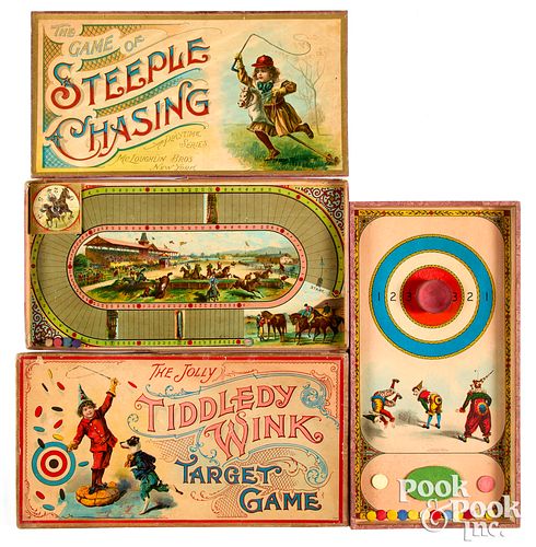 Two early McLoughlin Bros. games, ca. 1903