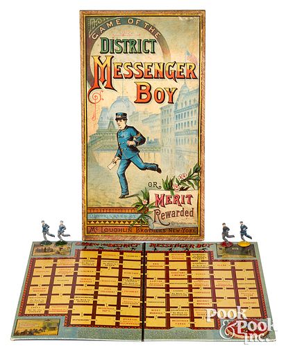 McLoughlin Bros. Game of The District Messenger
