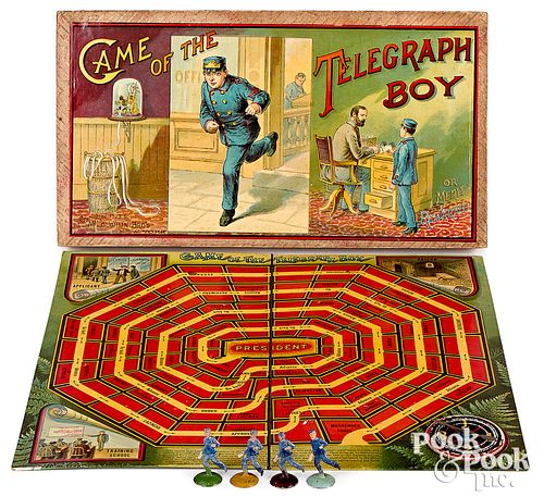 McLoughlin Bros. Game of the Telegraph Boy