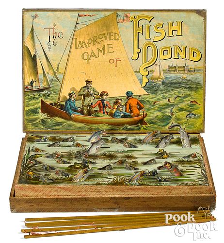 McLoughlin Bros. Improved Game of Fish Pond