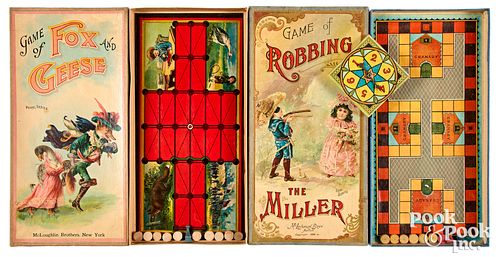 Two Early McLoughlin Bros. board games