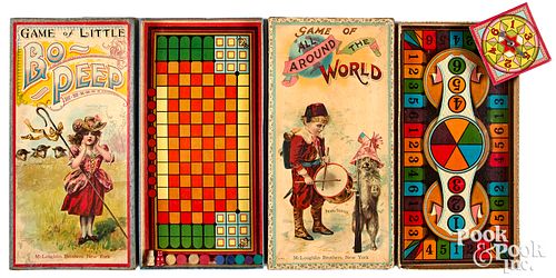 Two early McLoughlin Bros. Games, ca. 1900
