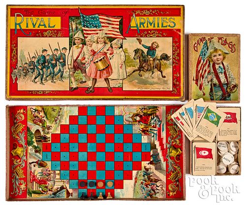 McLoughlin Bros. Card and Board Games, ca. 1896
