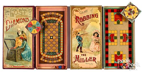 Two early McLoughlin Bros. games, ca. 1888-1889
