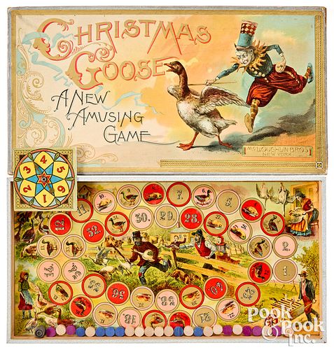 McLoughlin Bros. Christmas Goose Game, ca. 1890