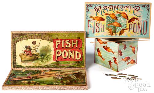 Two Fish Pond Games, to include Magnetic Fish