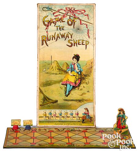 Bliss Game of Runaway Sheep, ca. 1892