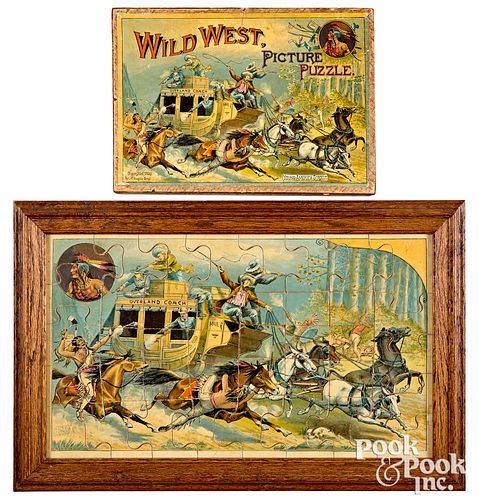 McLoughlin Bros. Wild West Picture Puzzle