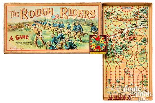 Parker Bros. Rough Riders Game, ca. 1898