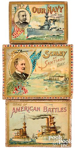 Three Naval War Themed Card Games