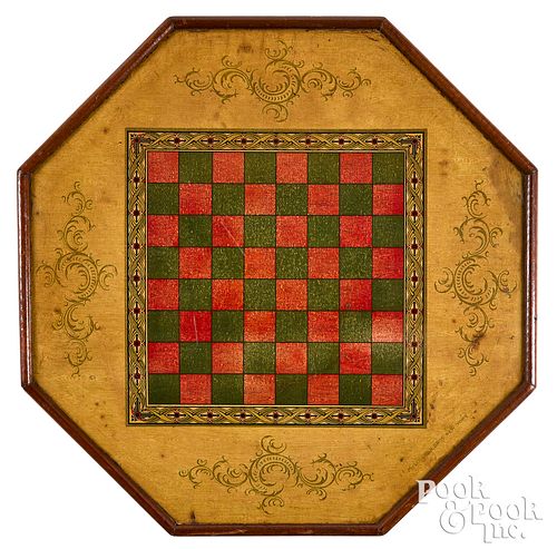 McLoughlin Bros. Octagonal Game Board, ca. 1900