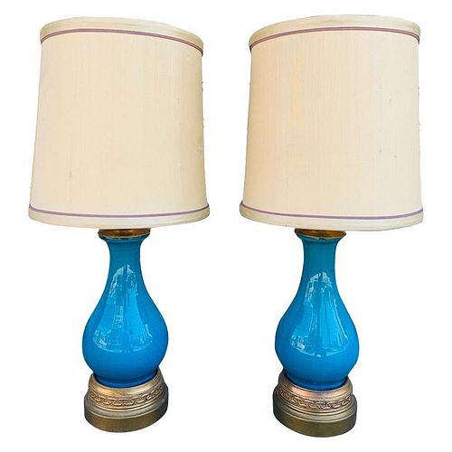 Pair of Midcentury Table Lamps attb to Bitossi