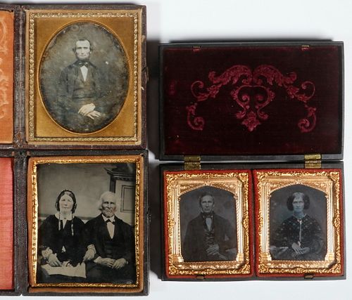 (3) EARLY CASED PHOTOGRAPHS