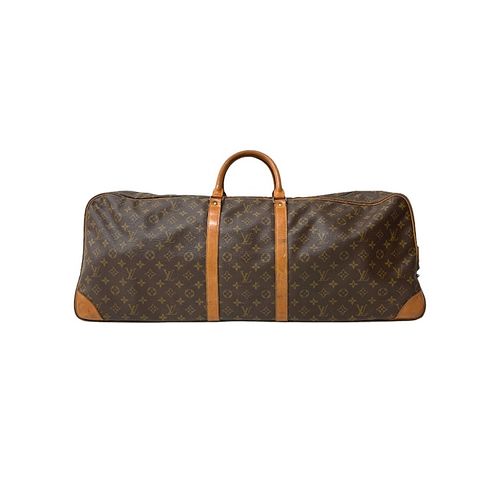 Louis Vuitton Monogram Leather Duffle Travel Bag