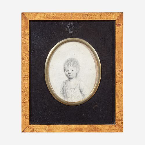 English School 18th century Study of a Young Child