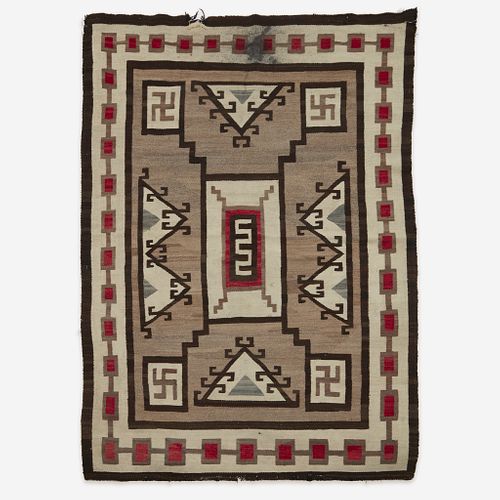 A Navajo rug Attributed to J.B. Moore, Crystal, New Mexico, early 20th century