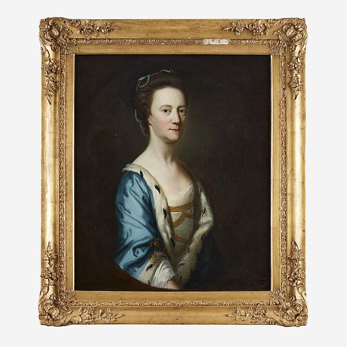 English School 18th century Portrait of Lady Elizabeth Barnewall (c. 1720-c. 1800)