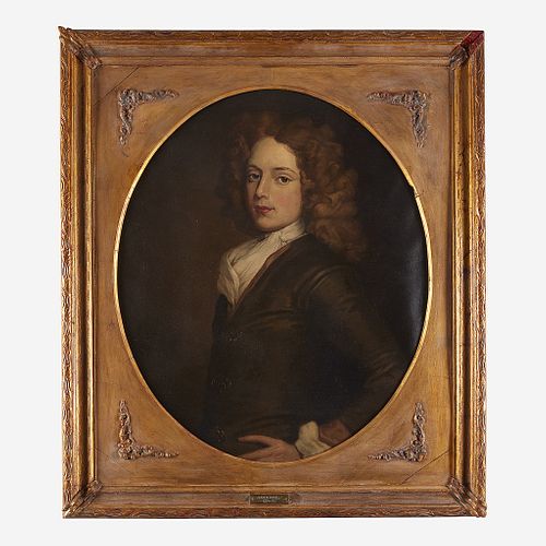 Jefferson David Chalfant (1856-1931) After Sir Godfrey Kneller (British, 1646-1723) Portrait of James William Frisby (1684-1719), of Cecil County, MD