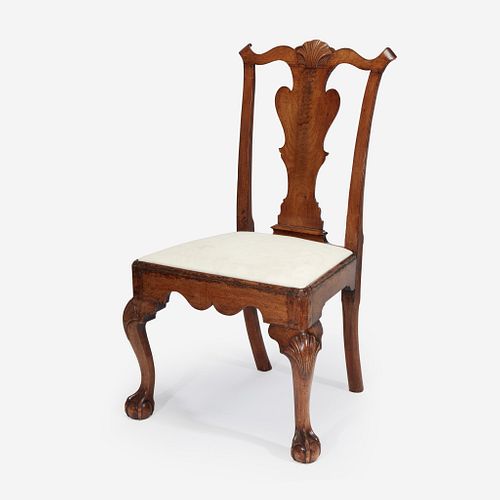 A Chippendale carved walnut side chair Philadelphia, PA, circa 1760