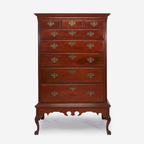A Chippendale walnut chest-on-stand Philadelphia, PA, circa 1770