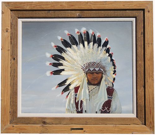 Lunda Hoyle Gill (1928 - 2003) "Crow Indian"