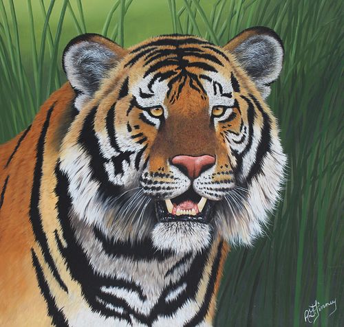 R.G. Finney (B. 1941) "Bengal Tiger"