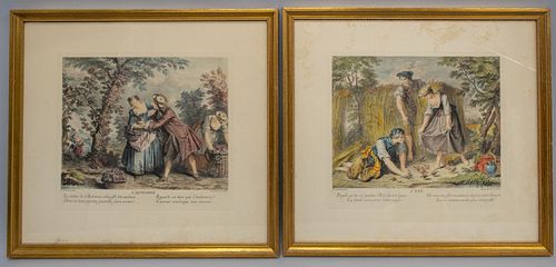 Group of Four 19th Century French Engravings
