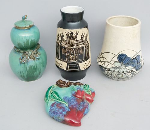 Group of Japanese Studio Pottery Pieces