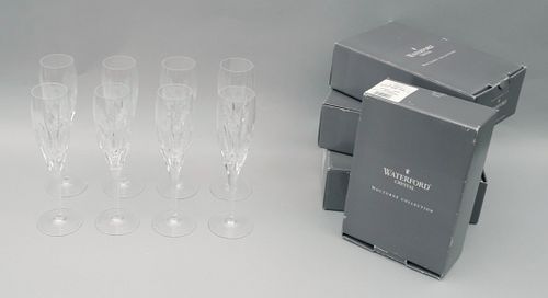 Group of 8 Waterford Tranquility Champaign Flutes
