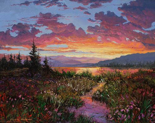 Thomas deDecker
(American, b. 1951)
Peaceful Evening- Sunset