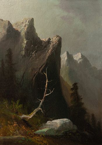 Thomas Hill
(American, 1829-1908)
Indian Rock - Blue Mountains