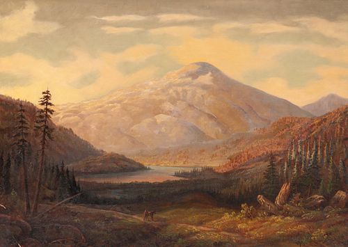 Harvey Otis Young
(American, 1840-1901)
Untitled (Mountain Lake)