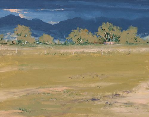 Michael Untiedt
(American, b. 1952)
Adobe Near San Luis Colorado, With Approaching Storm, 1997