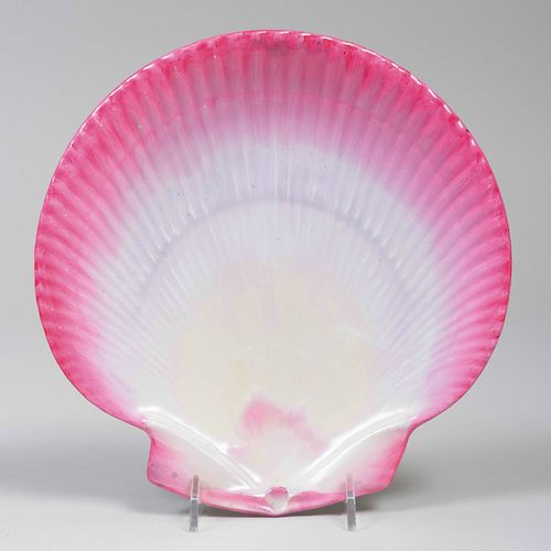 Set of  Fourteen Wedgwood Porcelain Pink Shell Plates