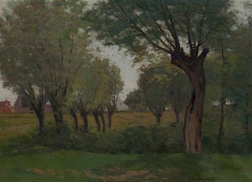 Charles Warren Eaton, (American/Dutch, 1857-1937), Spring Shades of Green