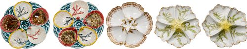 Wedgwood Majolica Oyster Plates