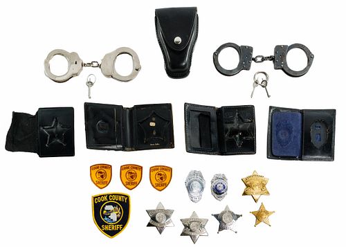 Badge and Handcuff Assortment