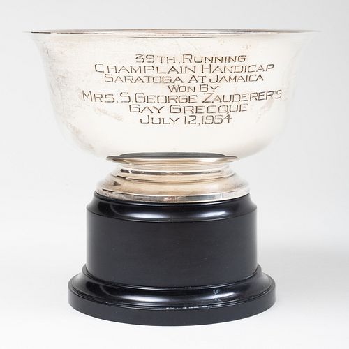 American Silver Horse Racing Trophy Bowl