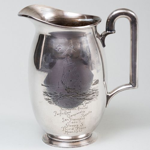 Rogers Brothers Silver Plate Regatta Pitcher