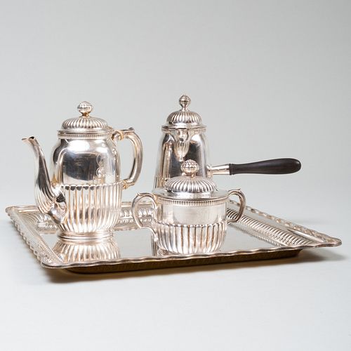 Tiffany & Co. Silver Plate Four-Piece Tea and Coffee Service