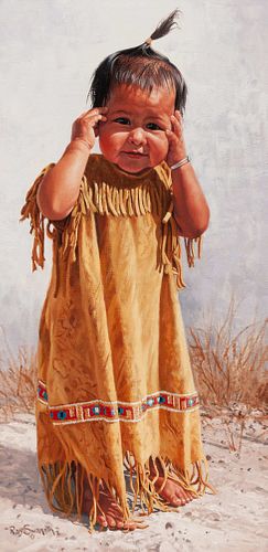 Ray Swanson
(American, 1937-2004)
Shy Little Sioux, 1995
