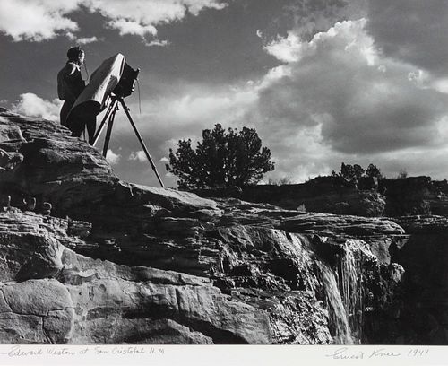 Ernest Knee
(Canadian/American, 1907-1982)
Edward Weston at San Cristobal, N.M., 1941