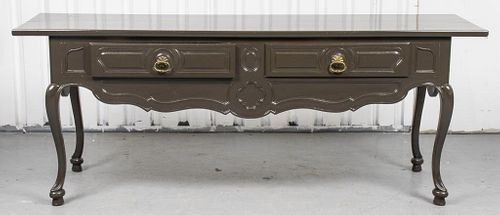 Rococo Style Painted Console Table