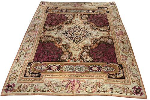 French Aubusson Tapestry / Carpet, 19th Century