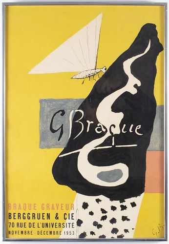 Georges Braque Exhibition Poster, 1953